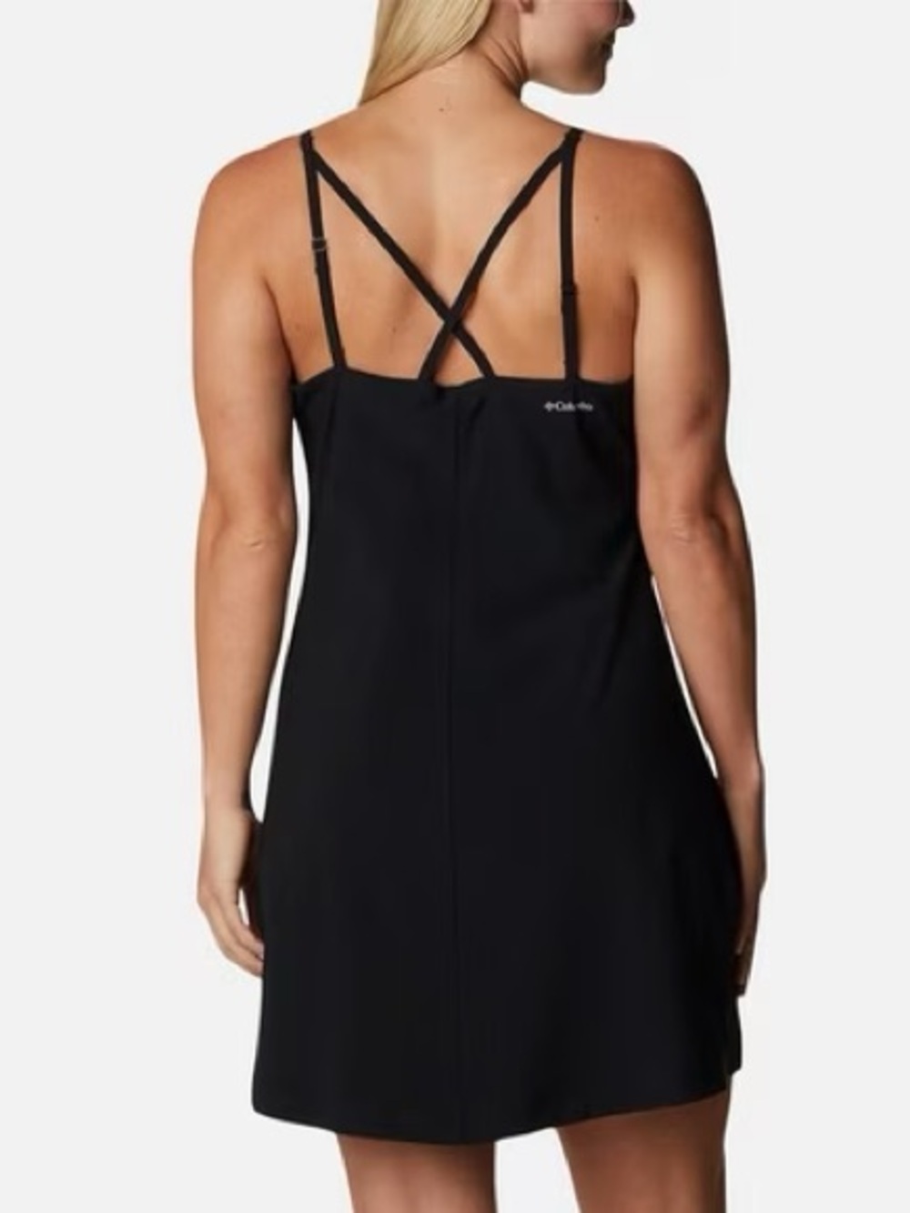 Columbia Pleasant Creek Stretch Black Quick Dry Dress with Short Inserts